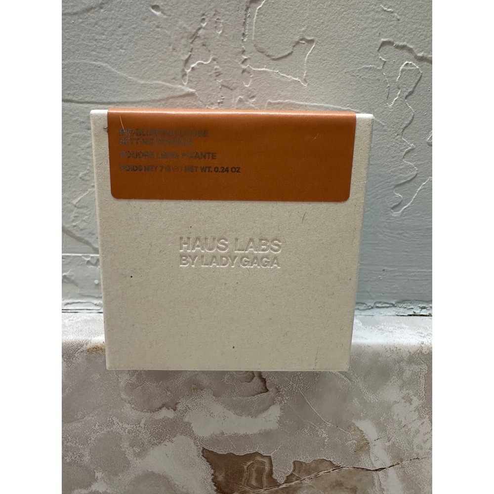 HAUS LABS BY LADY GAGA NoBlur Blurring Loose Setting Powder Deep Honey .24oz NEW